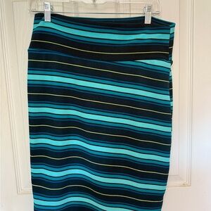 LuLaRoe Multicolored Midi Pencil Skirt Casual